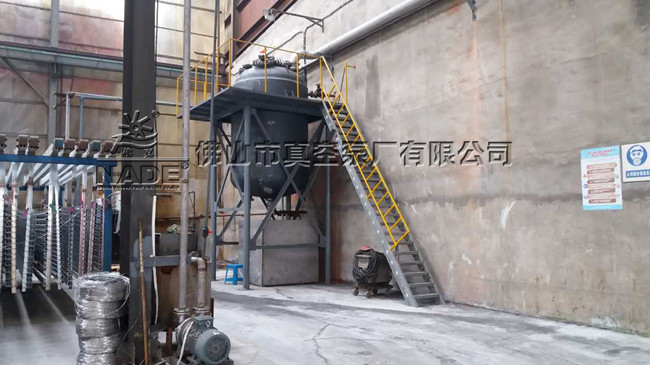 廢液處理系統(tǒng)的反應(yīng)釜正確安裝現(xiàn)場圖 廢液處理系統(tǒng)的反應(yīng)釜正確安裝現(xiàn)場圖